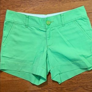 Lilly Pulitzer Callahan shorts. Size 00.